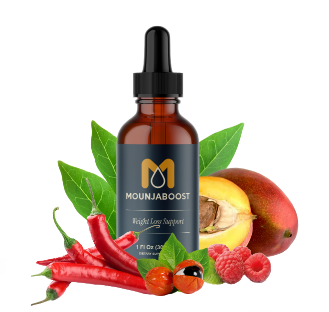 MounjaBoost weight loss supplement bottle – Boost metabolism and burn fat